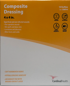 Cardinal Health Composite Dressing 4X 4 10/BOX