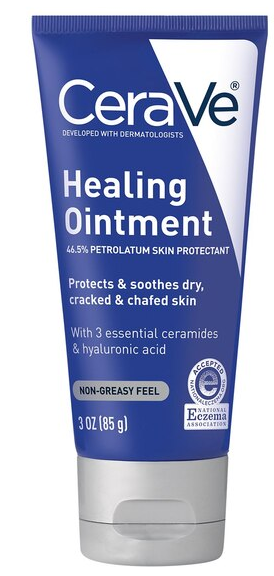 CeraVe Healing Ointment Skin Protectant, Non Greasy Feel  tube 3 oz