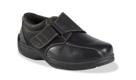 Zapato Diabetico Hombre Robert Black Velcro Diabetic Solutions PR